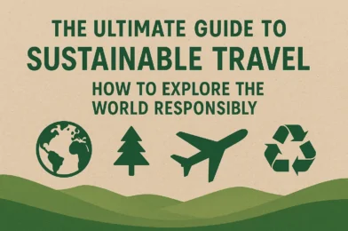 The Ultimate Guide to Sustainable Travel: How to Explore the World Responsibly
